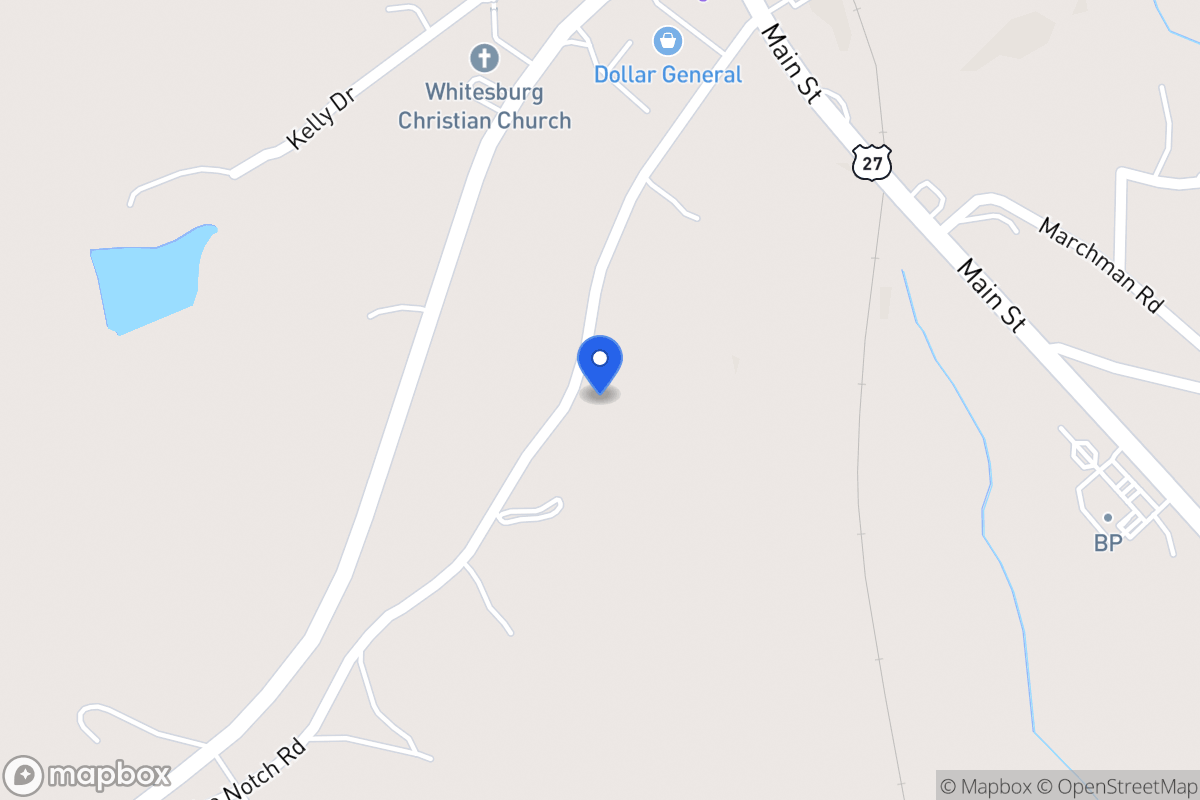 Map of 106 S Five Notch Rd