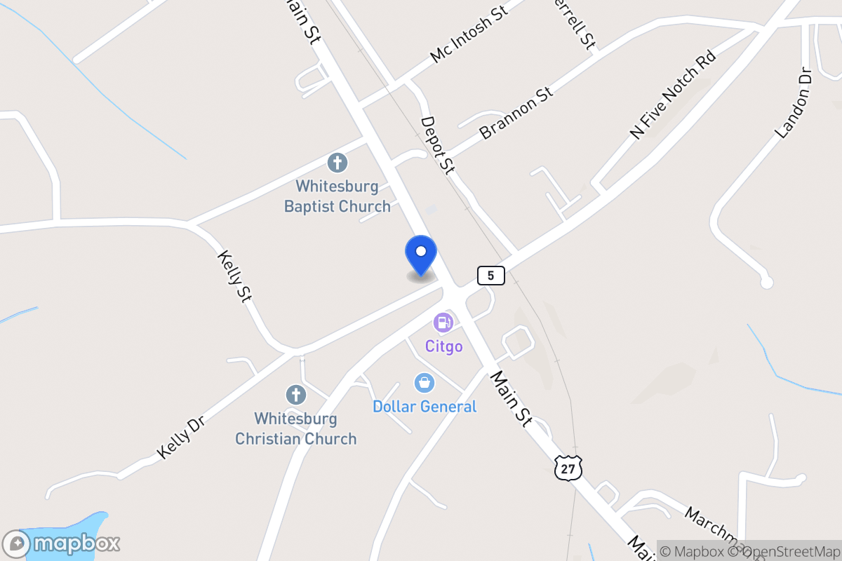 Map of 600 Main St