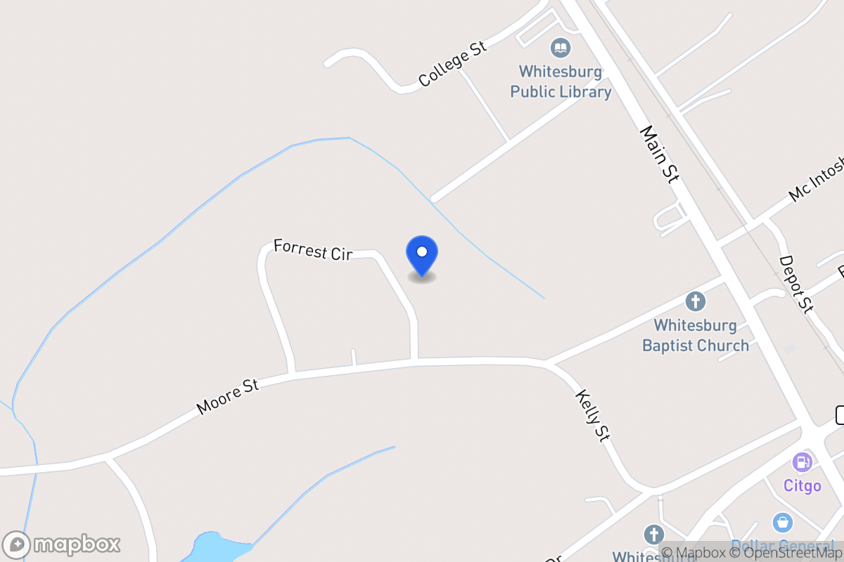 Map of Forrest Cir
