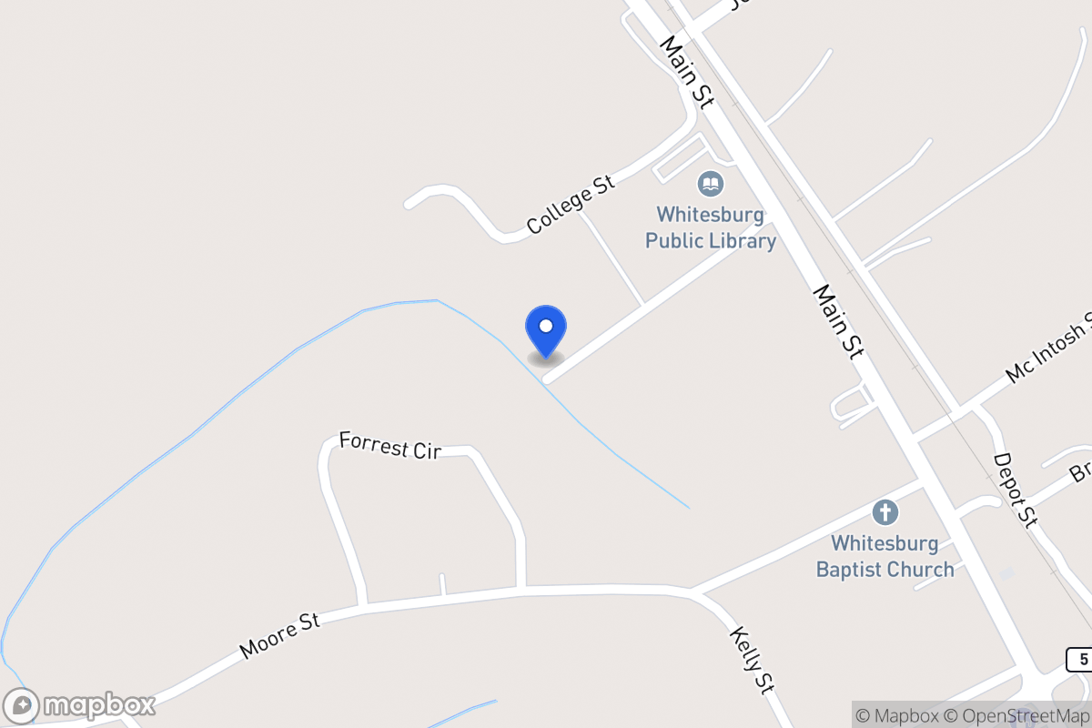 Map of 91 White Oak St