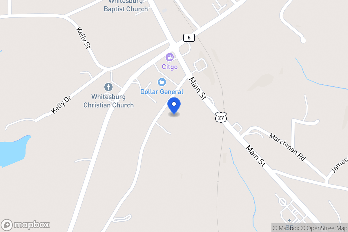Map of 44 S Five Notch Rd