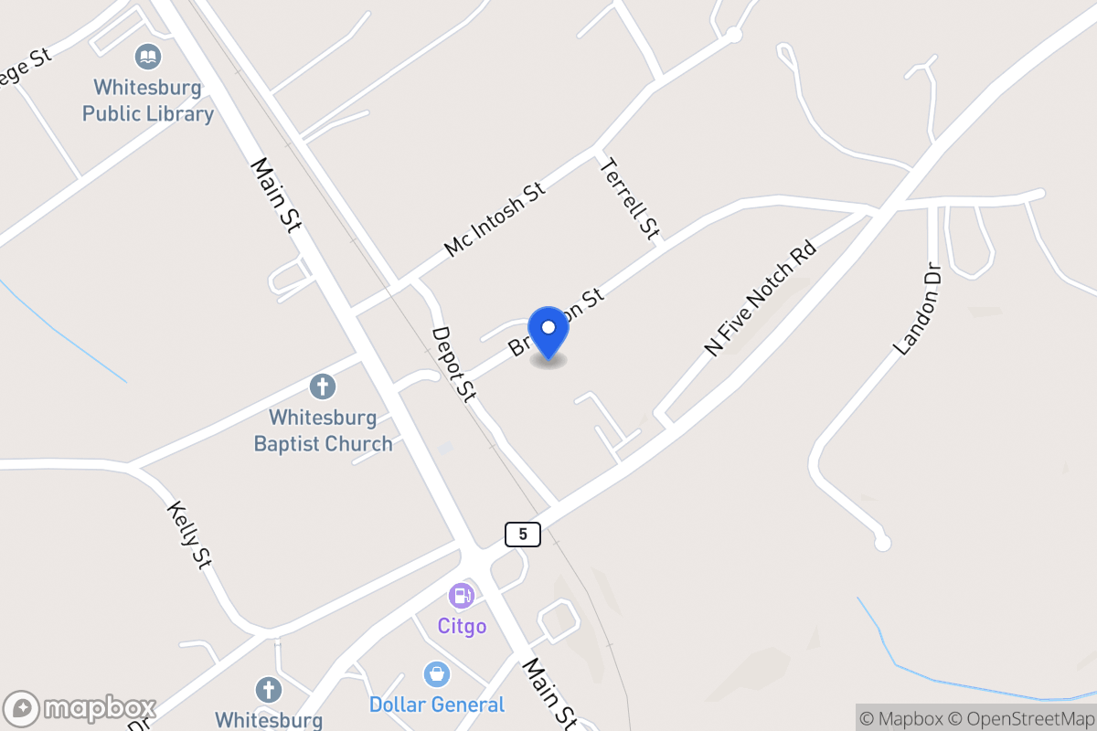 Map of 43 Brannon St