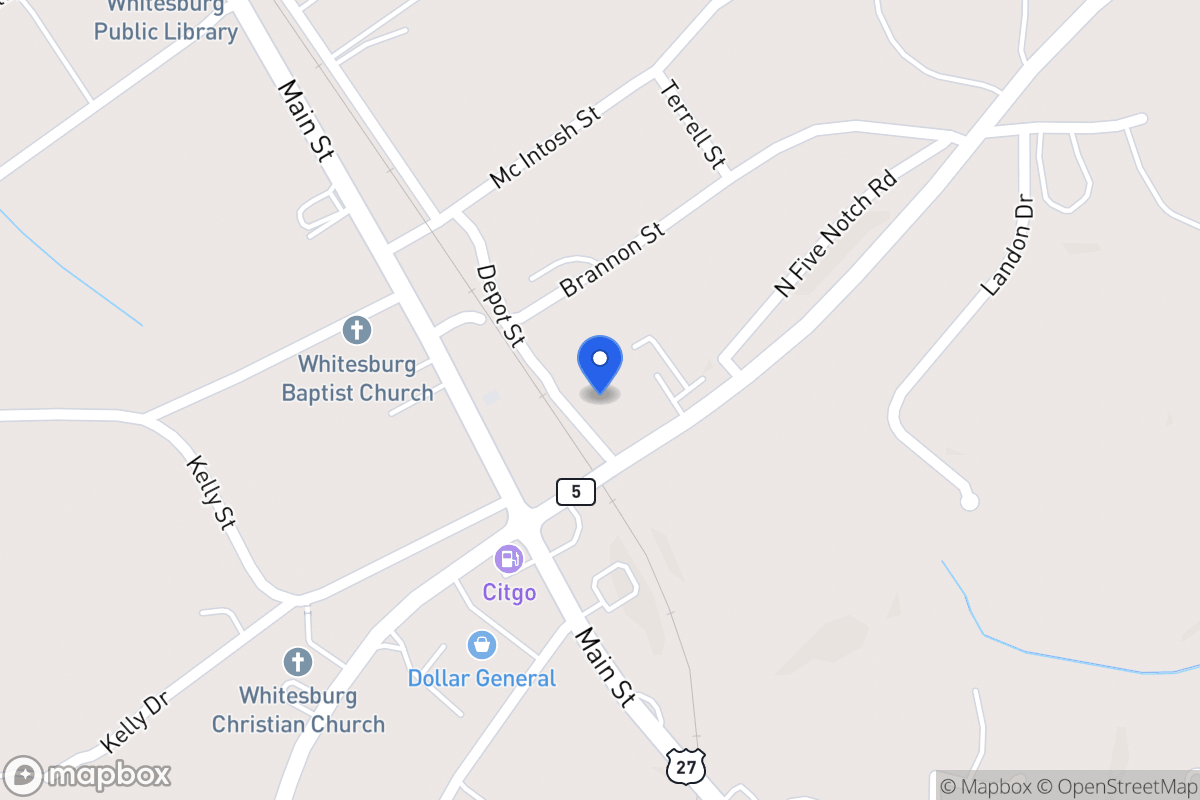Map of 74 Railroad St