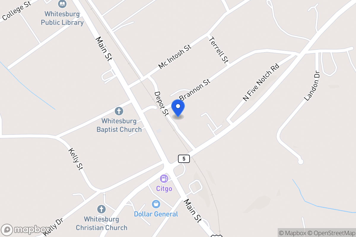 Map of 54 Railroad St