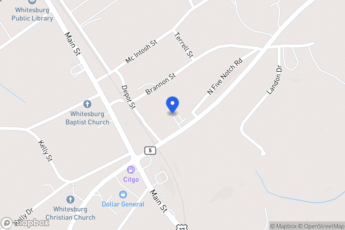 Map of 50 E 5 Hwy