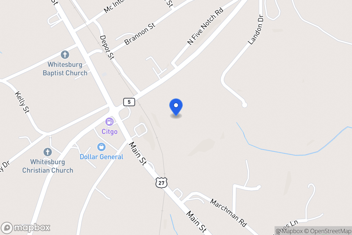 Map of 34 E 5 Hwy