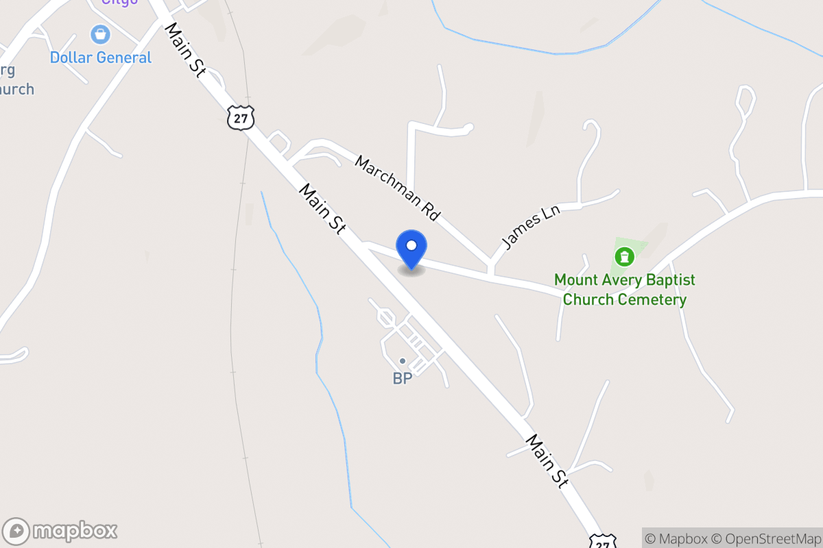 Map of 25 Old Newnan Rd