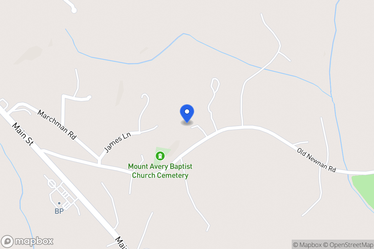 Map of 176 Old Newnan Rd