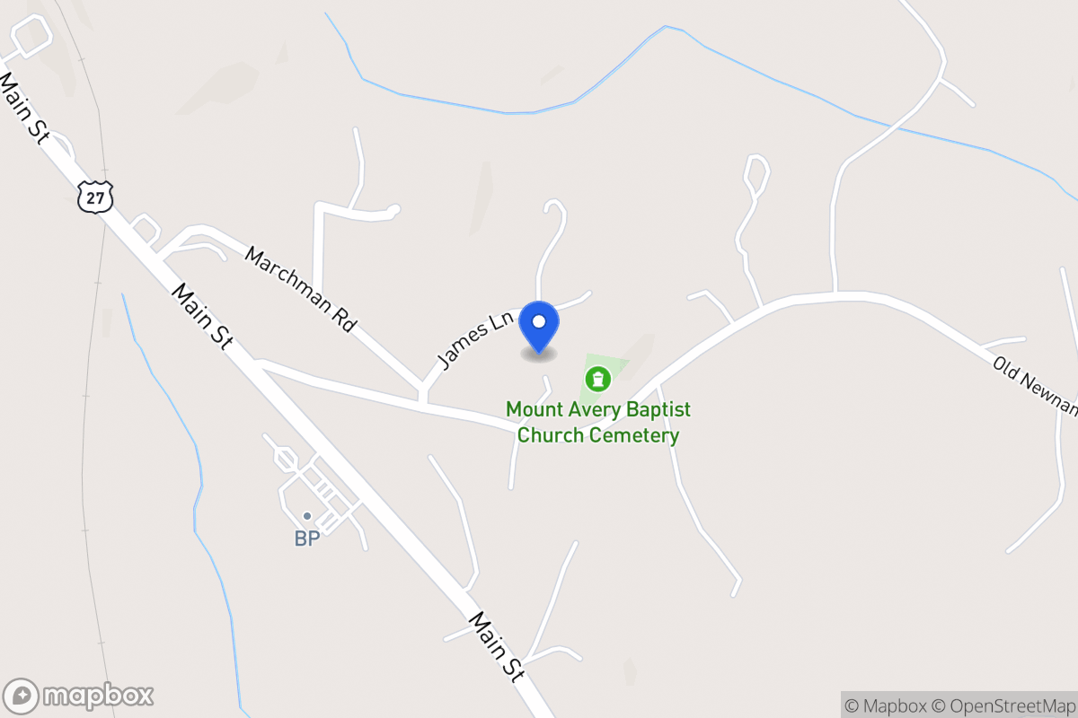 Map of 94 Old Newnan Rd