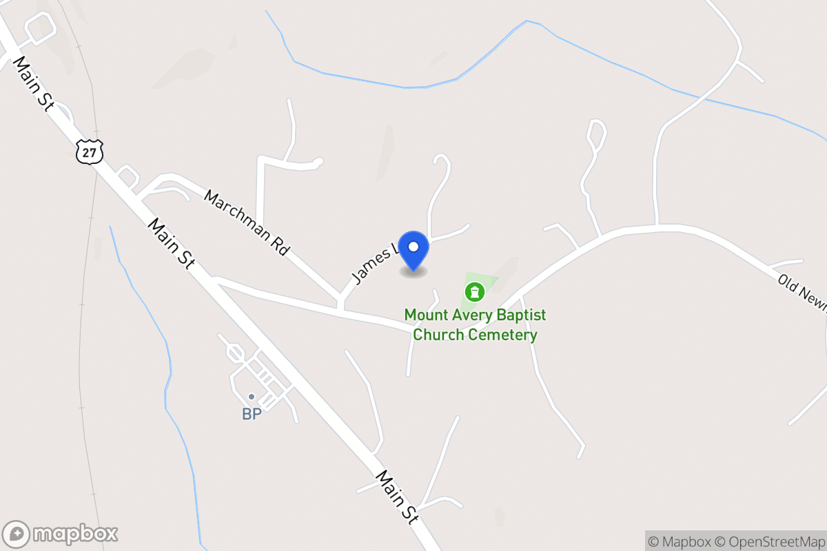 Map of 86 Old Newnan Rd