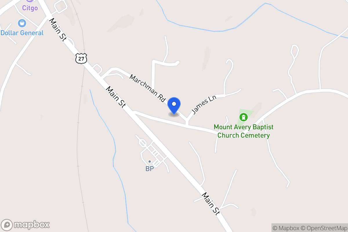 Map of 44 Old Newnan Rd