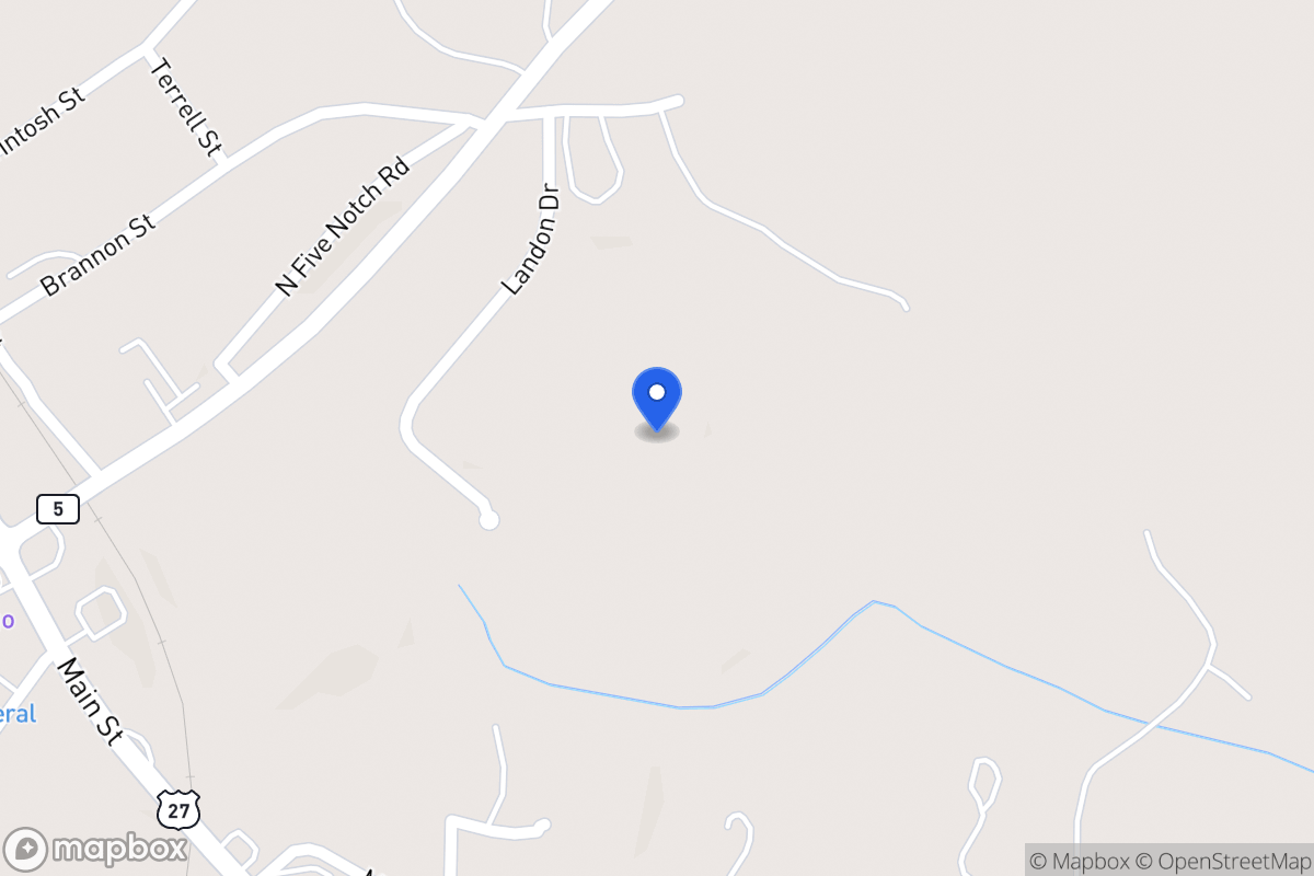 Map of 200 N Five Notch Rd