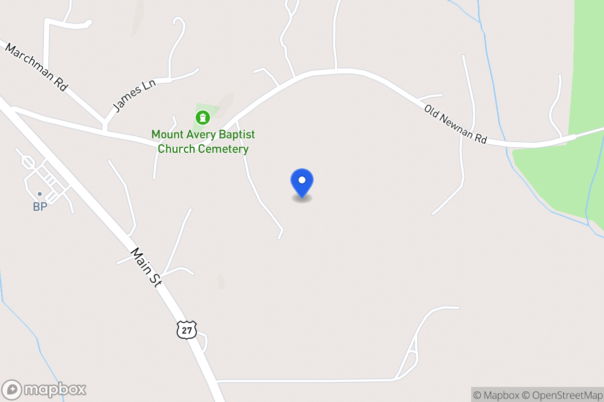 Map of 175 Old Newnan Rd