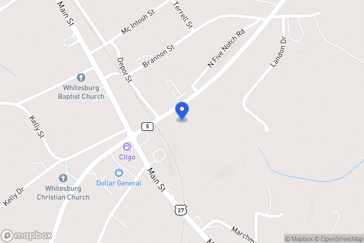 Map of 47 E 5 Hwy