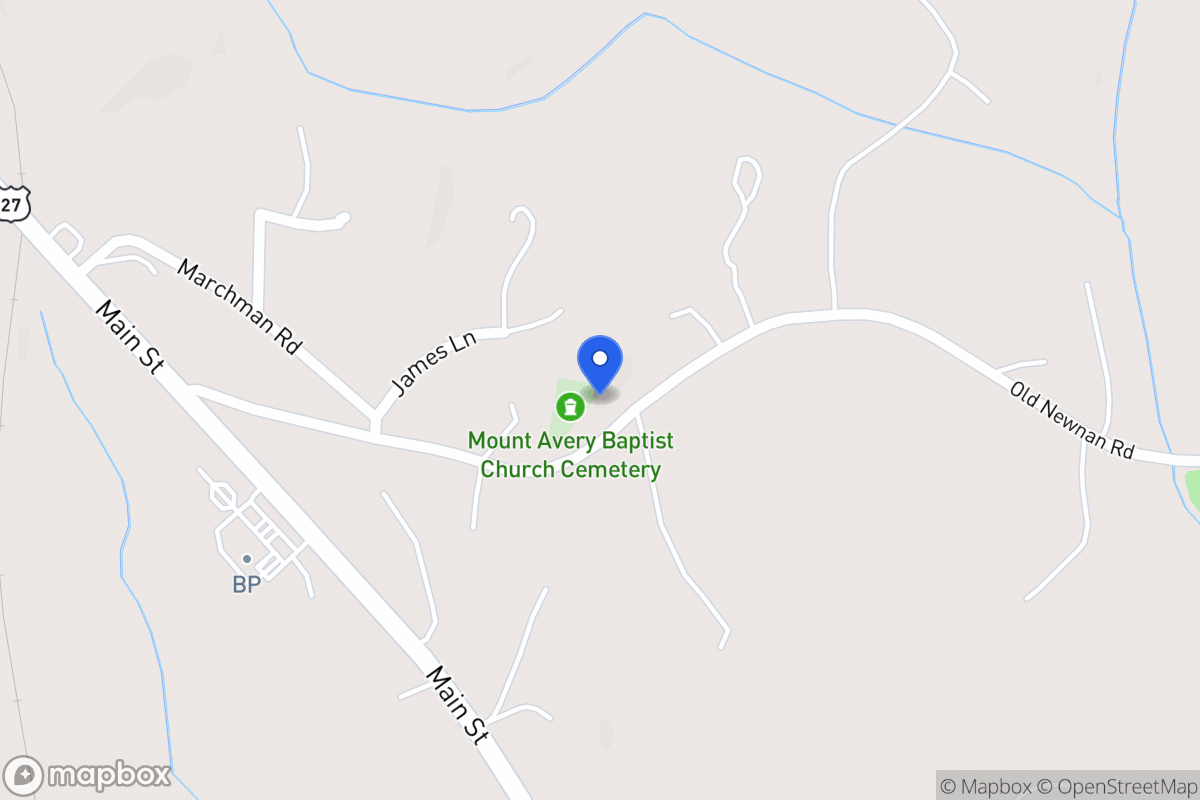 Map of 160 Old Newnan Rd