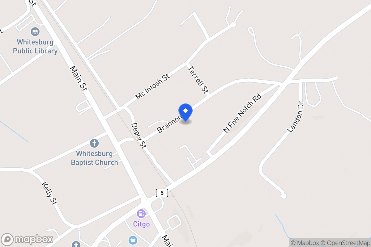 Map of 73 Brannon St