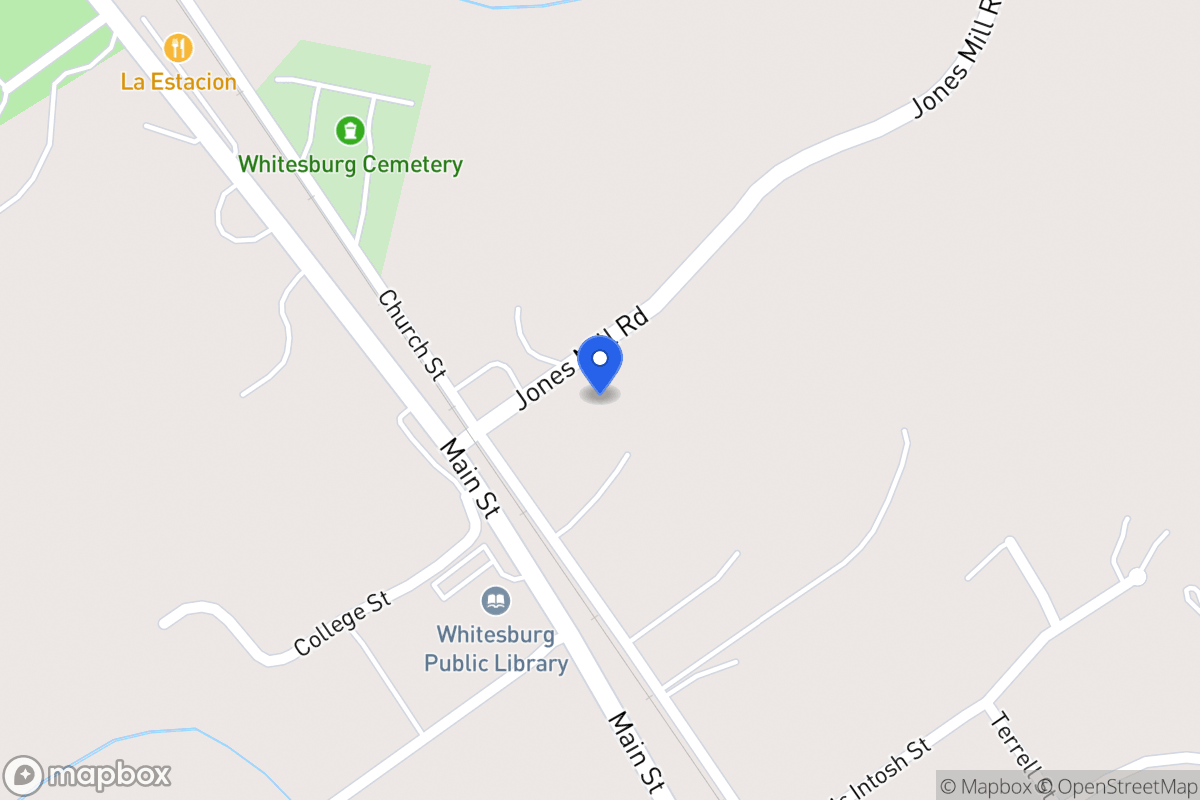 Map of 41 Jones Mill Rd