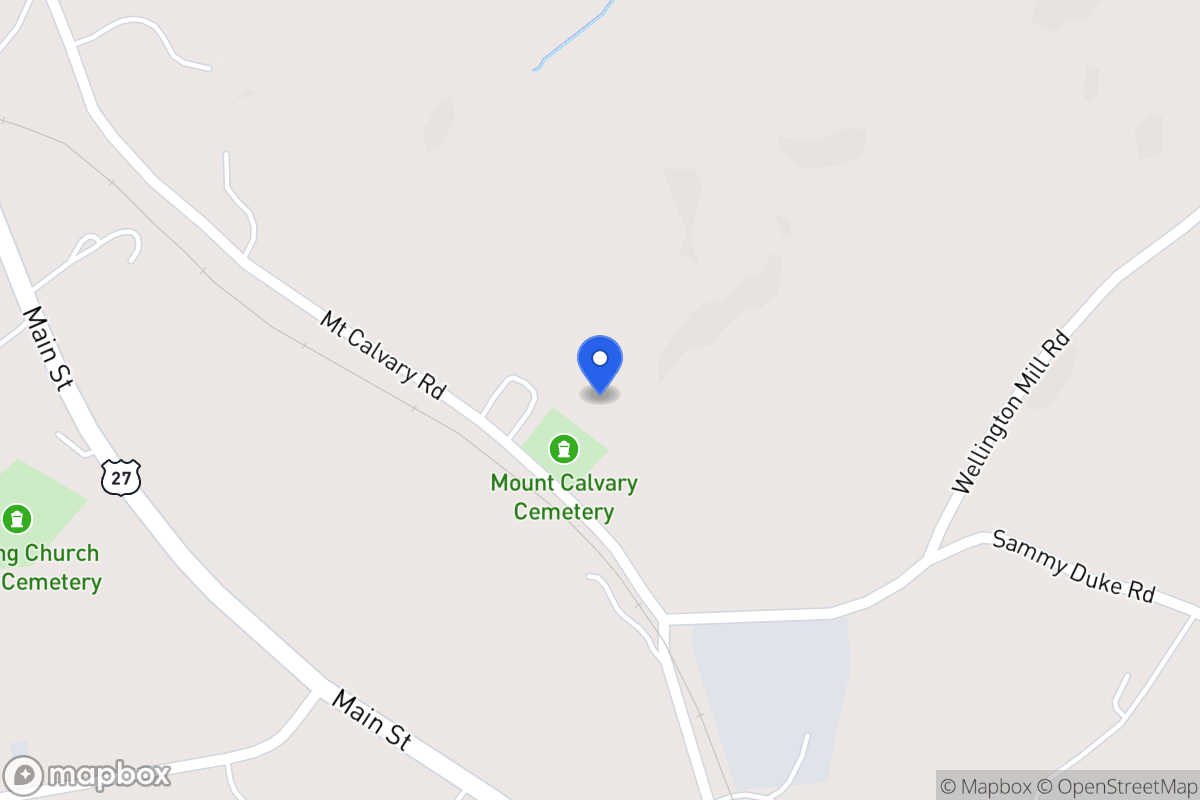 Map of Mt Calvary Rd