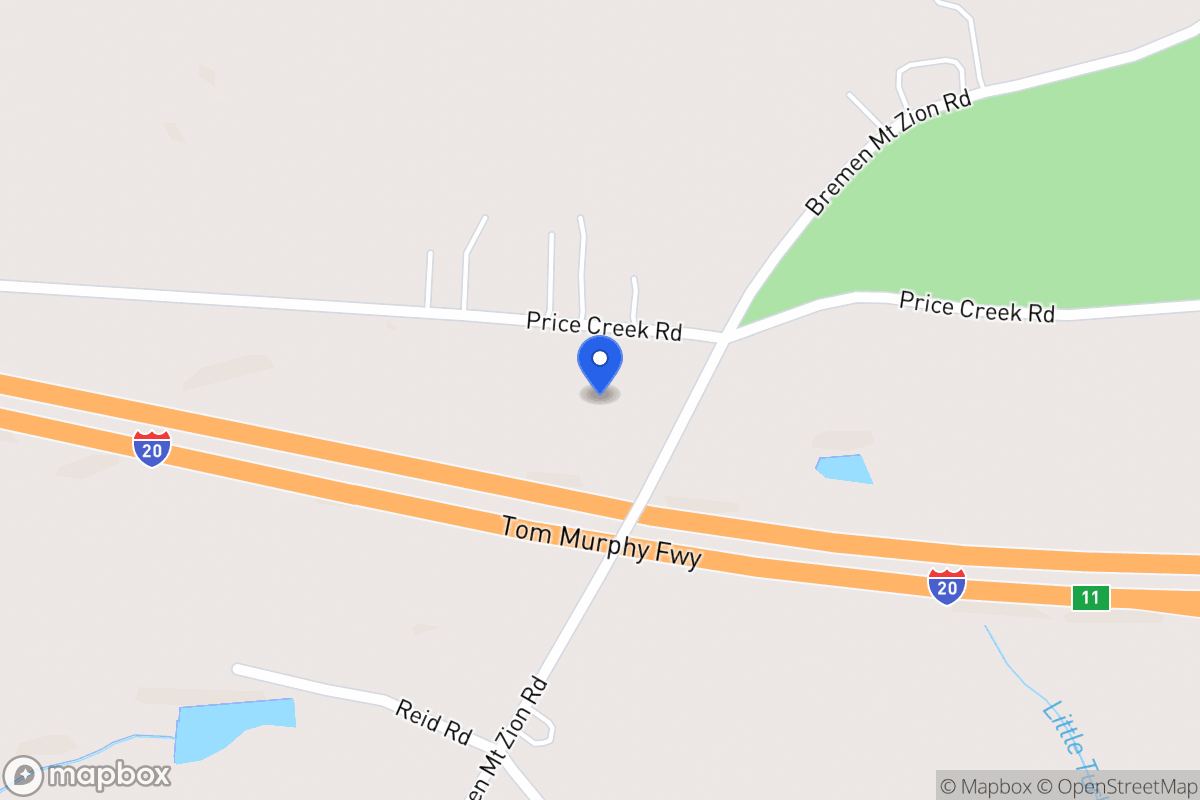 Map of 2374 Bremen Mt Zion Rd