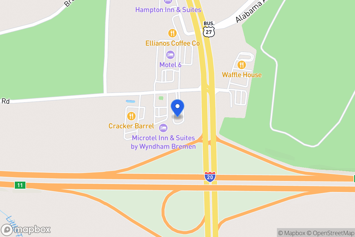 Map of 5210 N 27 Hwy
