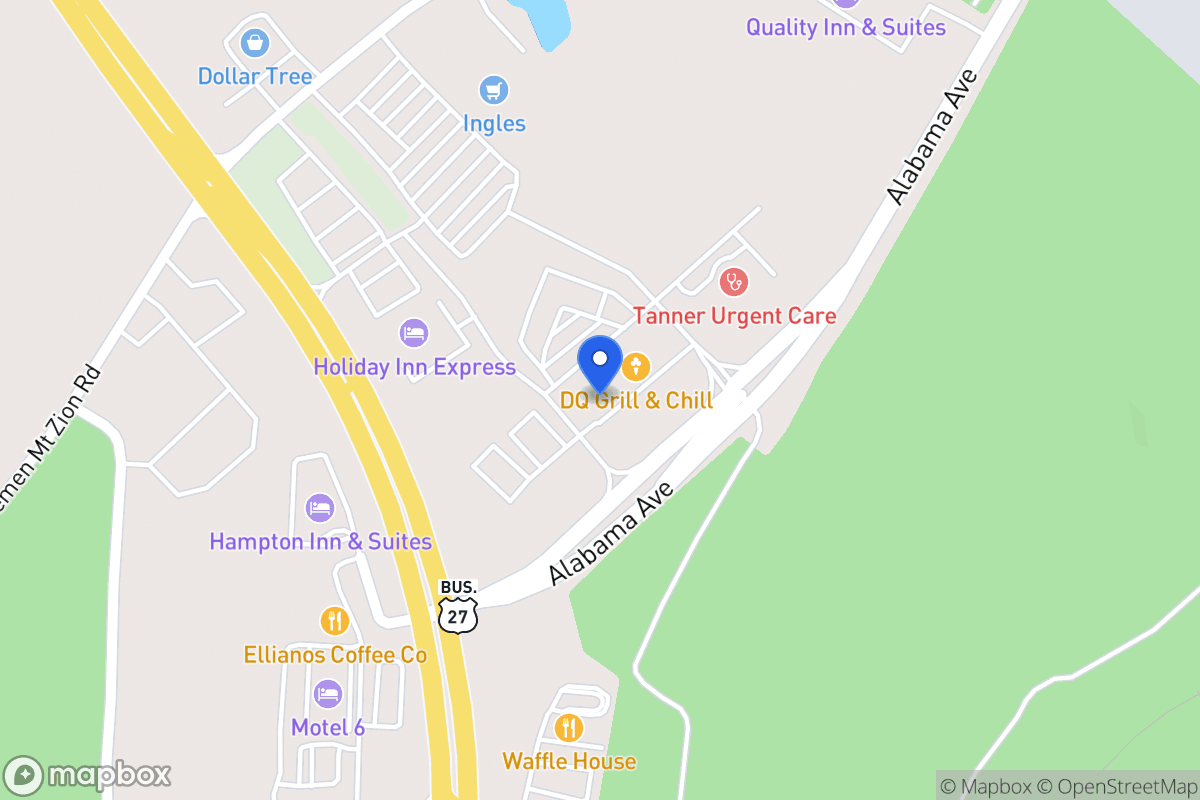 Map of 1521 Alabama Ave