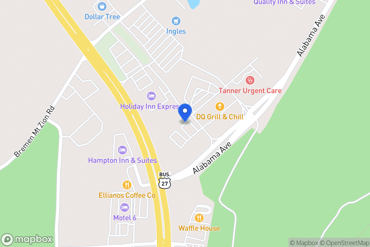 Map of 1623 Alabama Ave