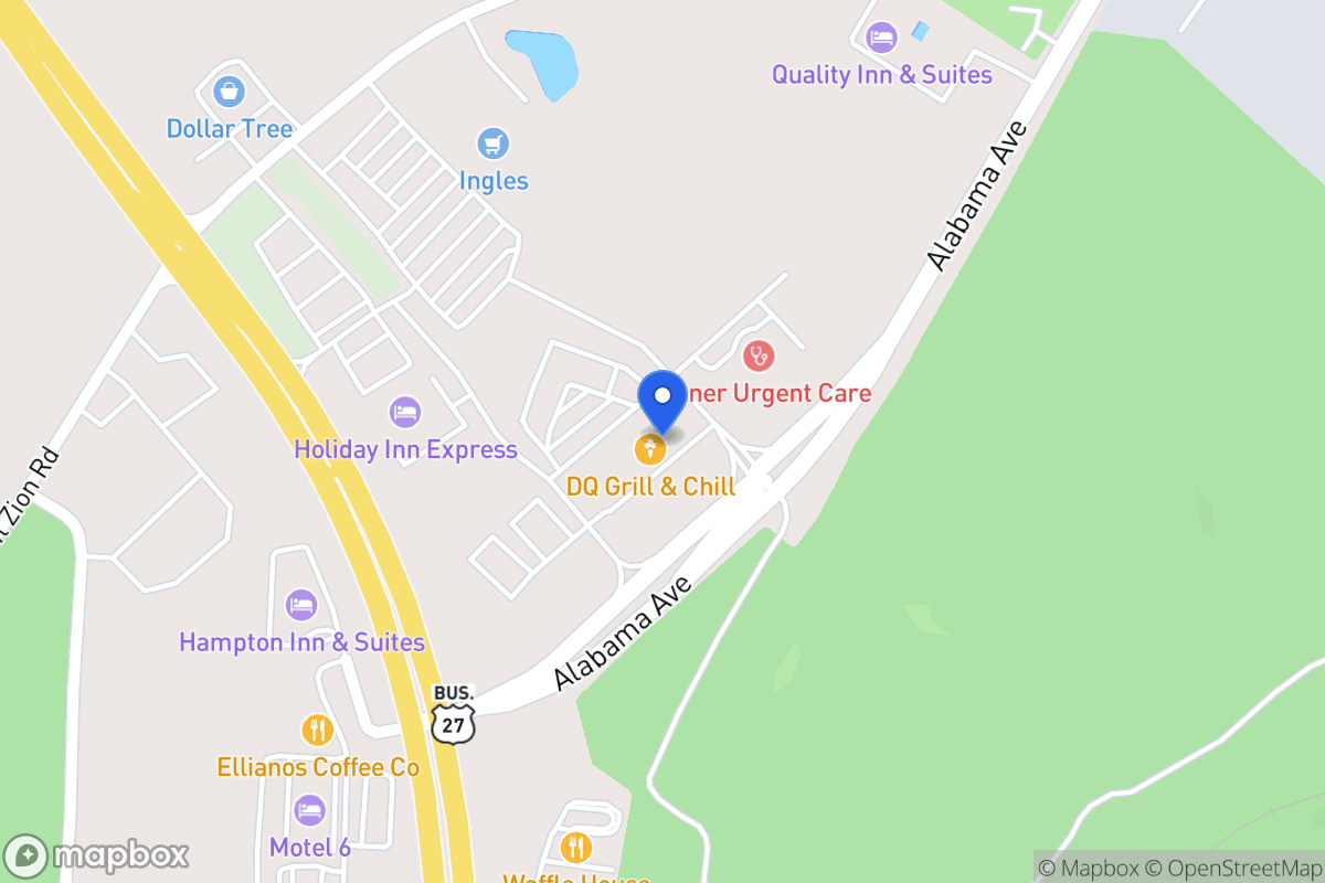 Map of 1515 Alabama Ave
