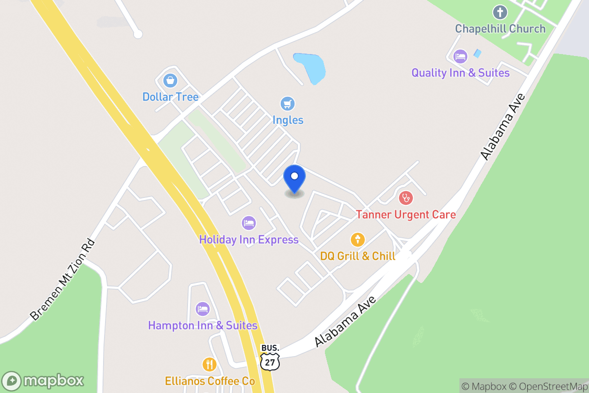 Map of Davis Blvd