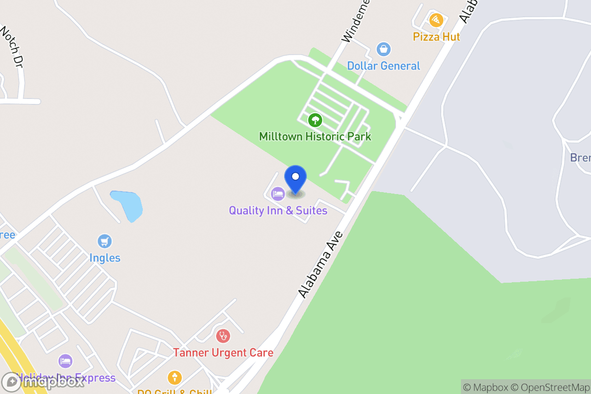 Map of 1077 Alabama Ave