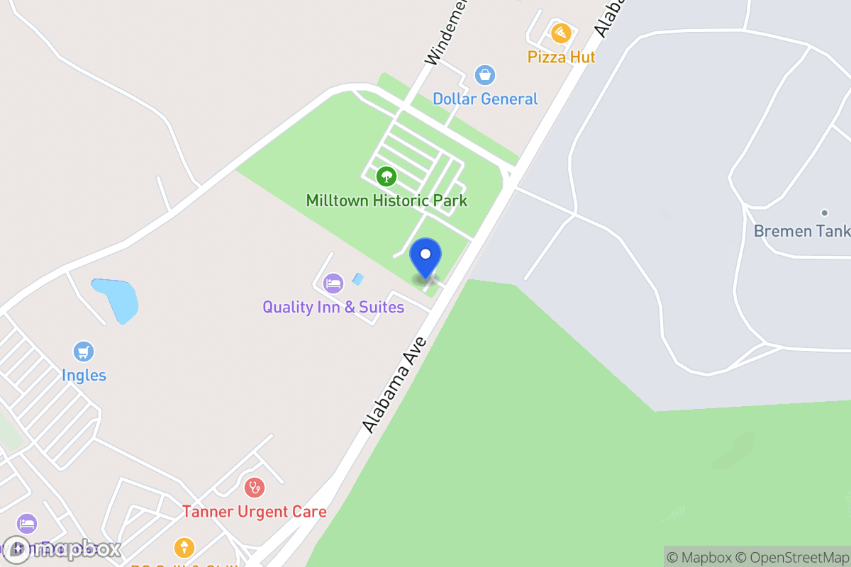Map of 1071 Alabama Ave