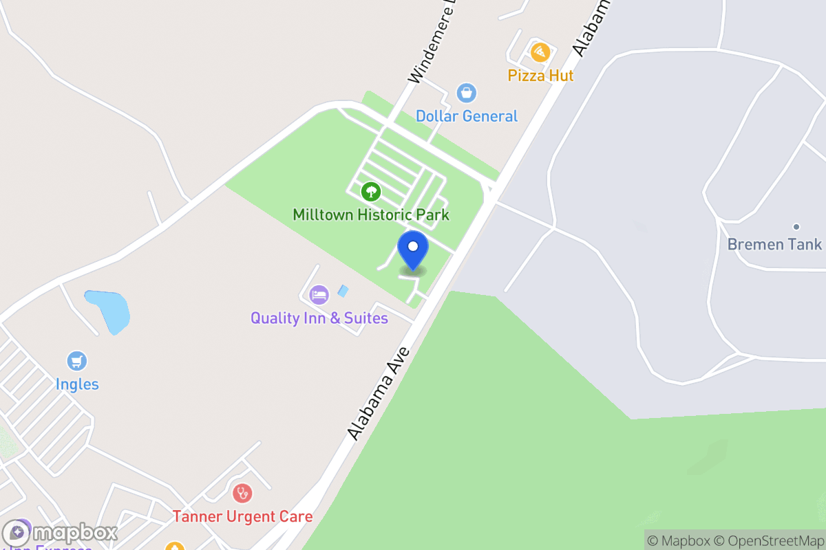 Map of Alabama Ave