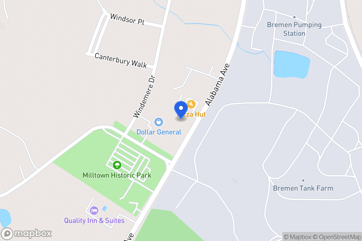 Map of 971 Alabama Ave