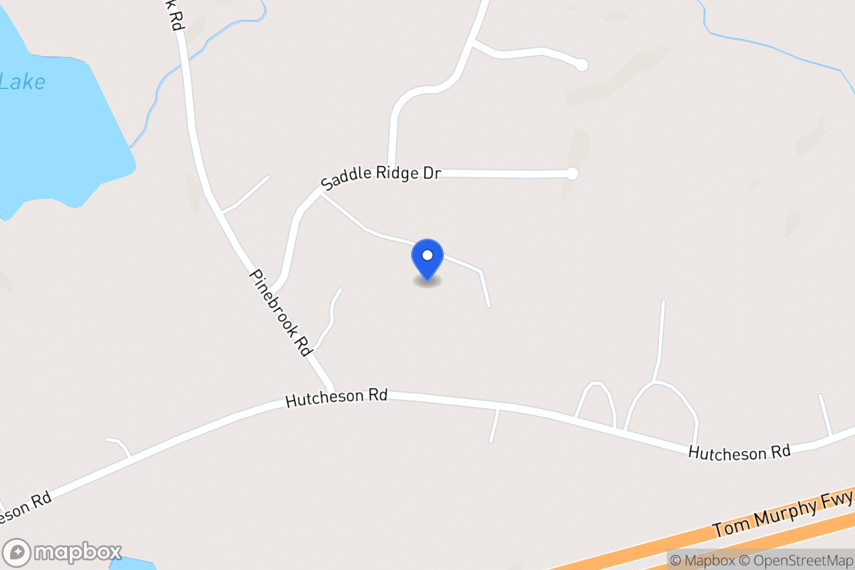 Map of 126 Saddleridge Dr