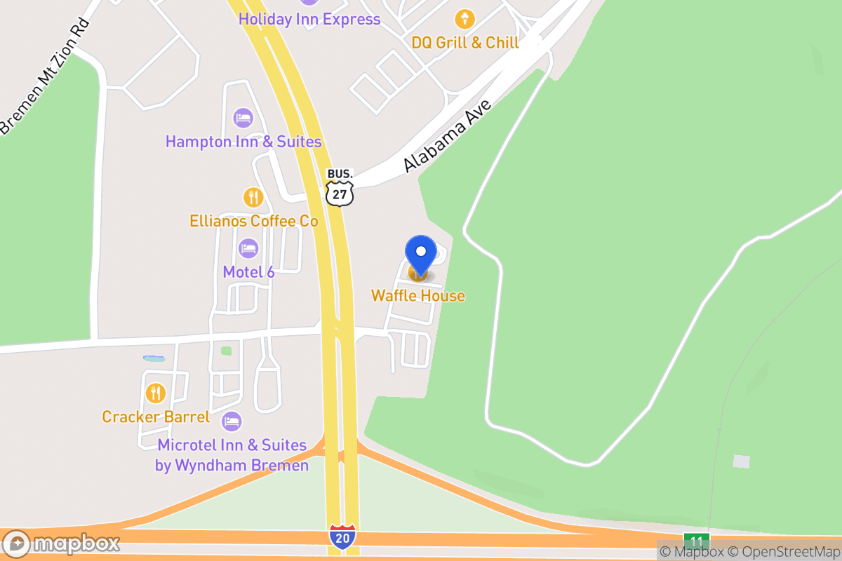 Map of 1980 Alabama Ave