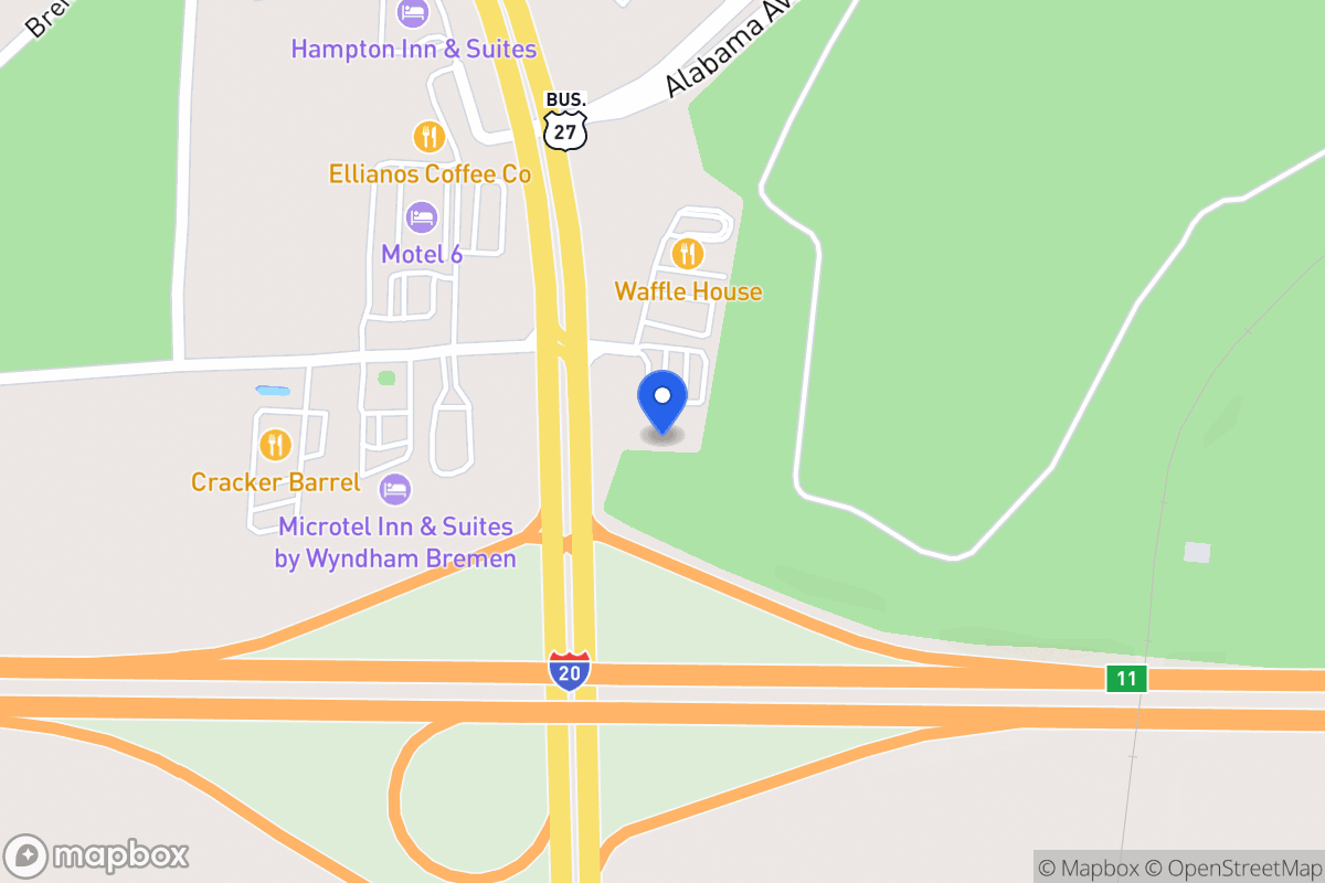 Map of Us Hwy 27 Byp