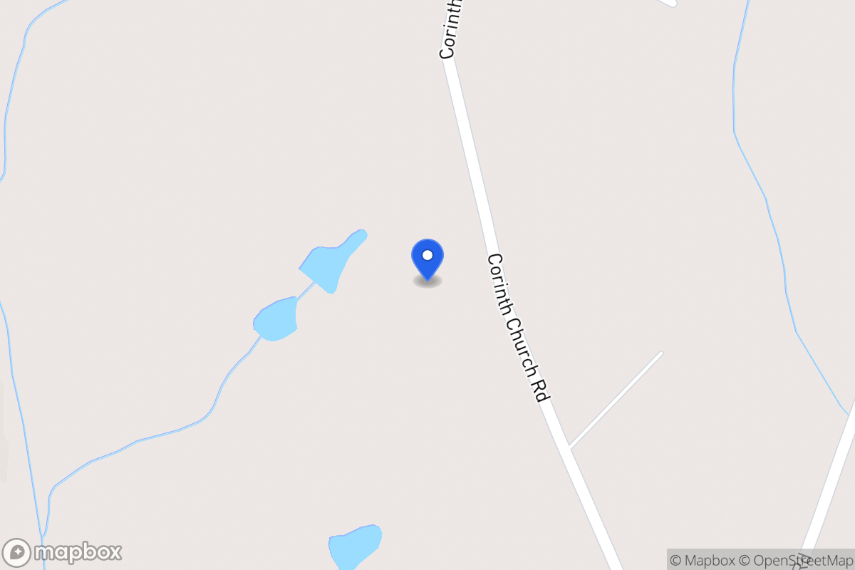 Map of 2325 Corinth Church Rd
