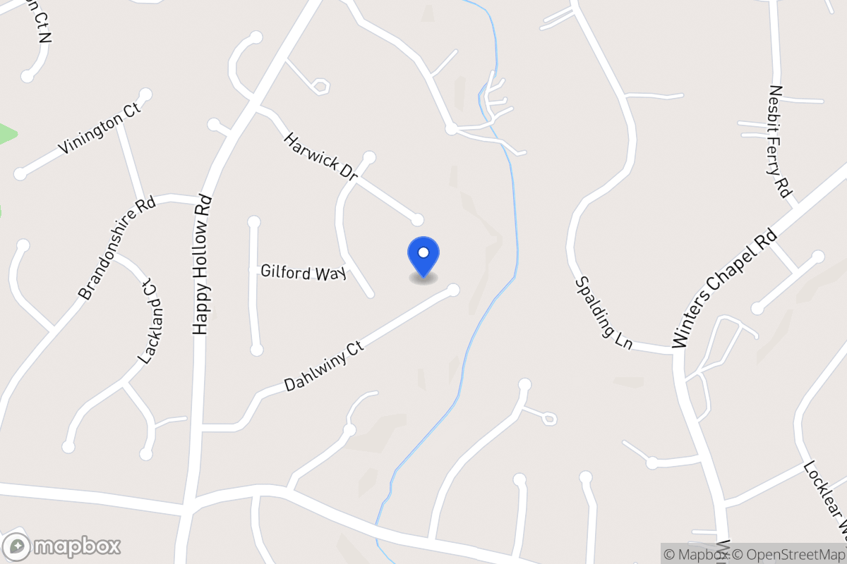Map of 3944 Dahlwiny Ct