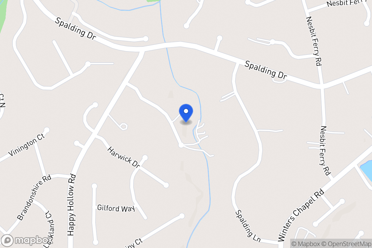 Map of 160 Spalding Creek Ct