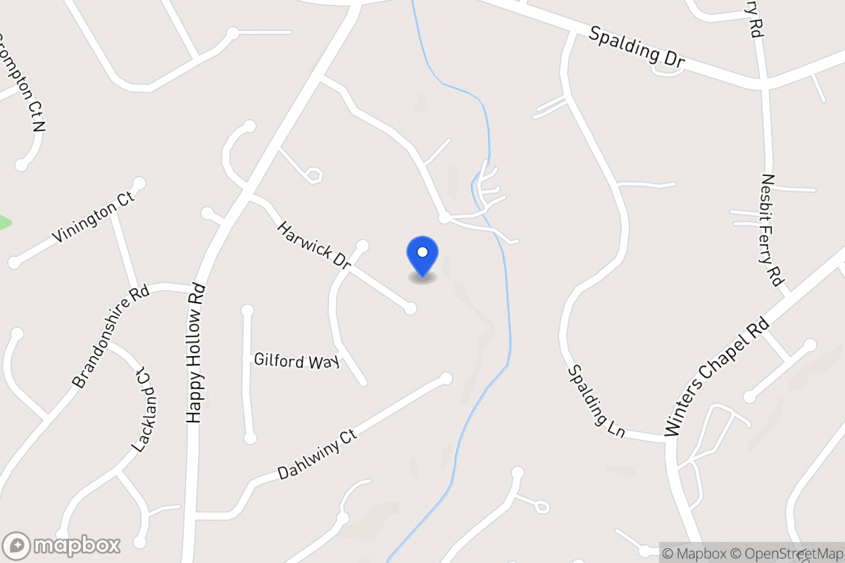 Map of 2870 Harwick Dr