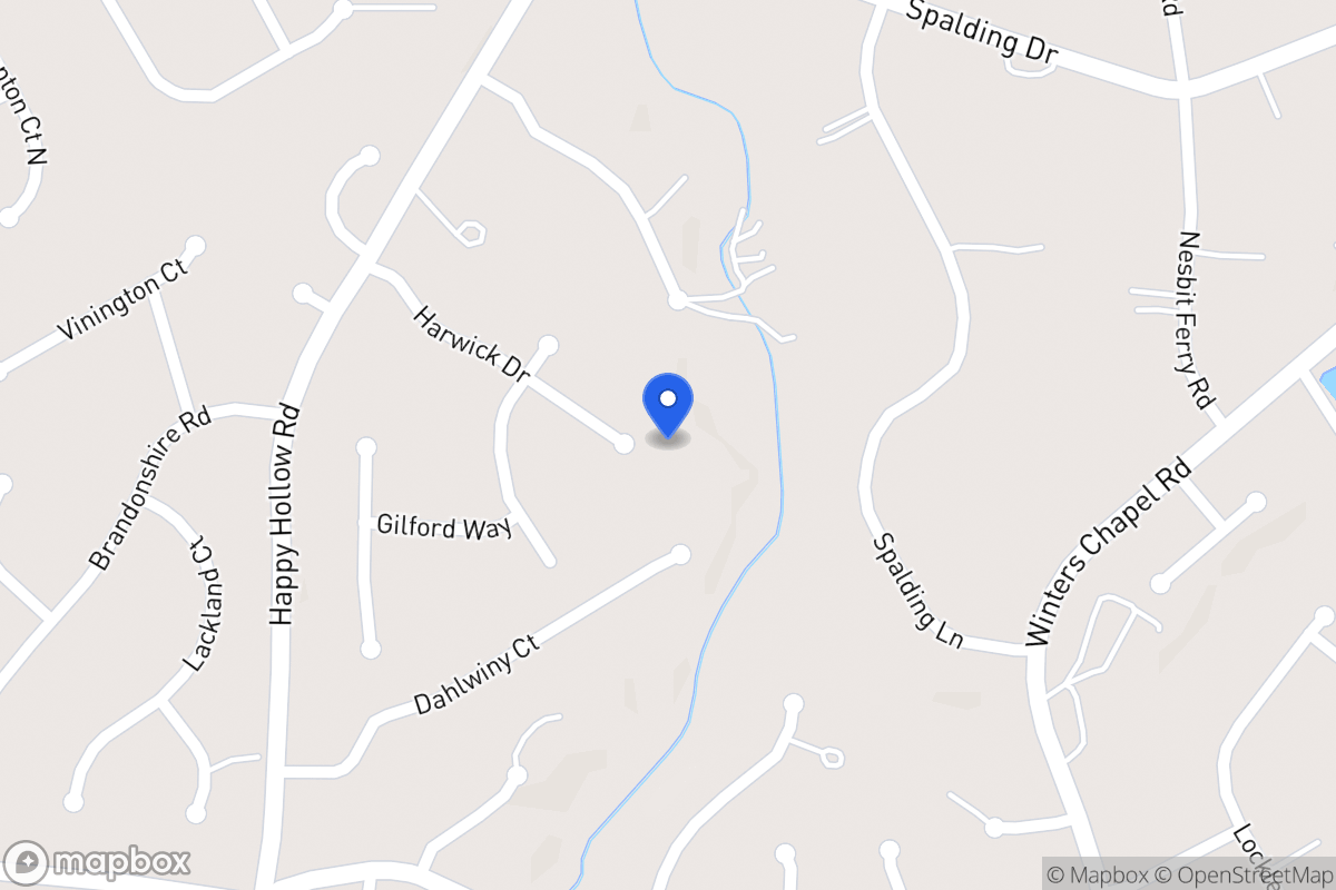 Map of 2880 Harwick Dr