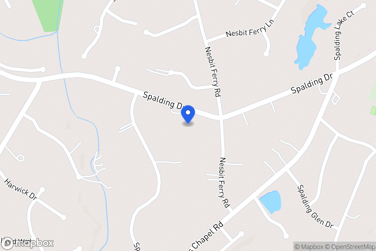 Map of 4095 Spalding Dr