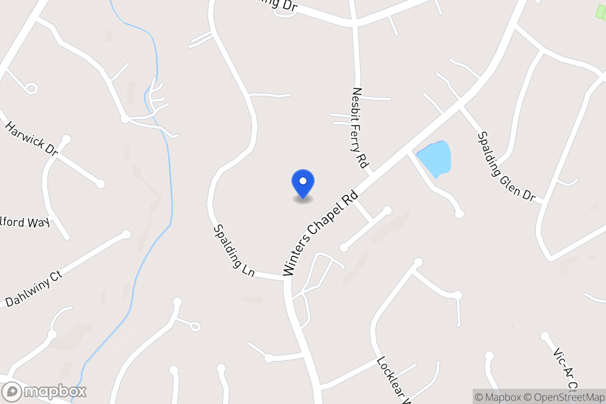 Map of 7520 Winters Chapel Rd