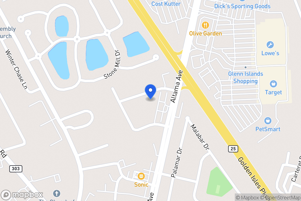 Map of 220 Suburban Dr