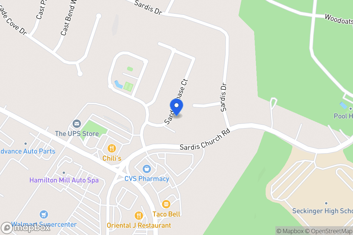 Map of 2710, Buford