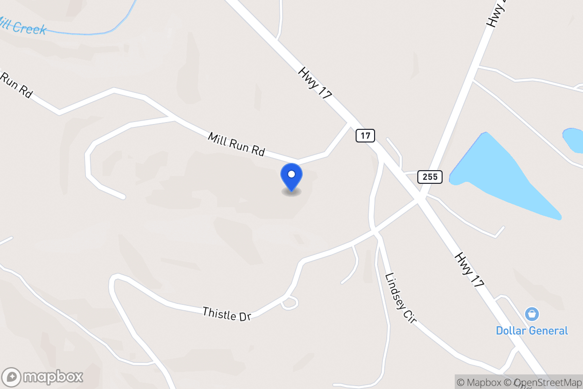Map of 136 Mill Run