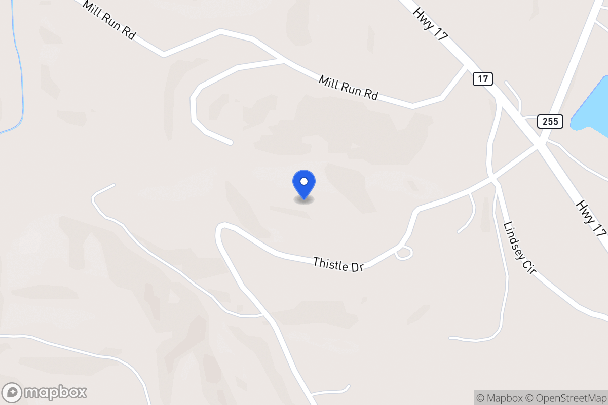 Map of 255 Thistle Dr