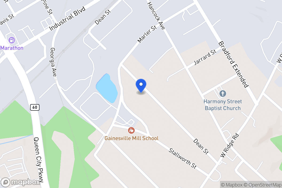 Map of 11 Dean Street, Gainesville
