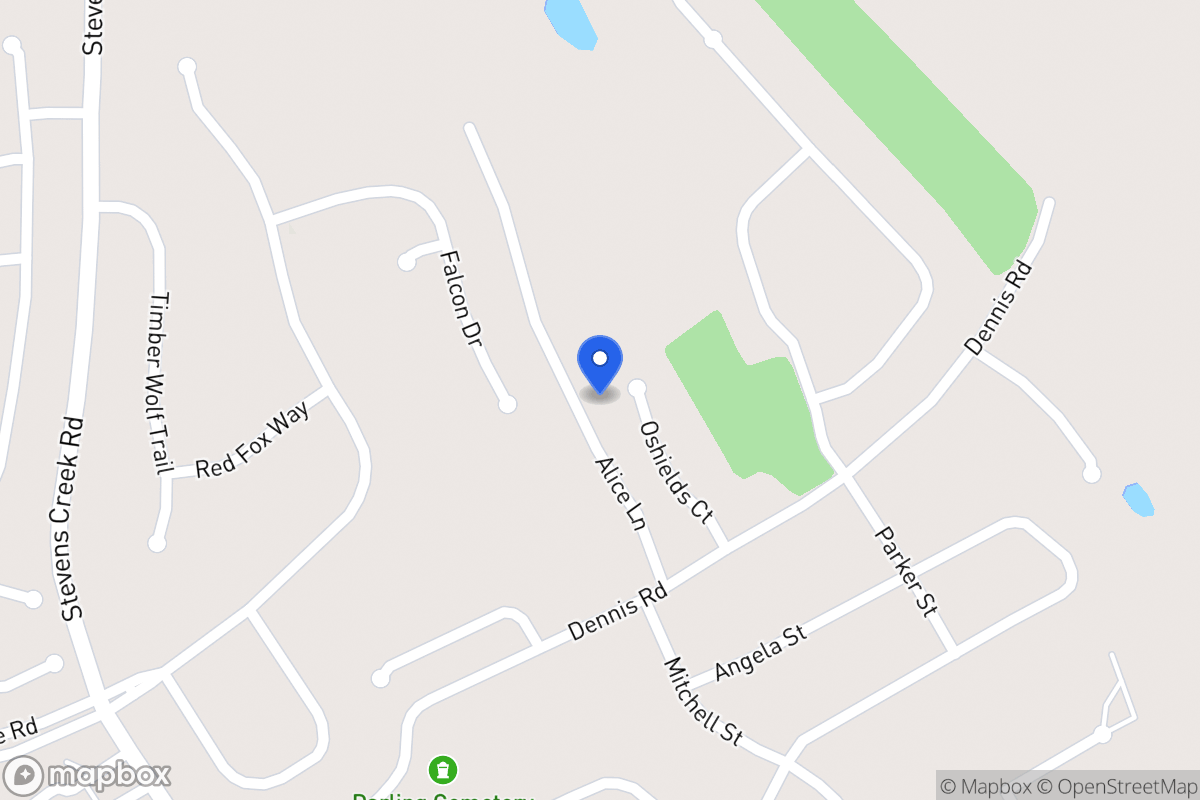 Map of 817 Oshields Ct