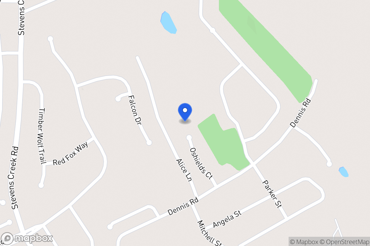 Map of 823 Oshields Ct