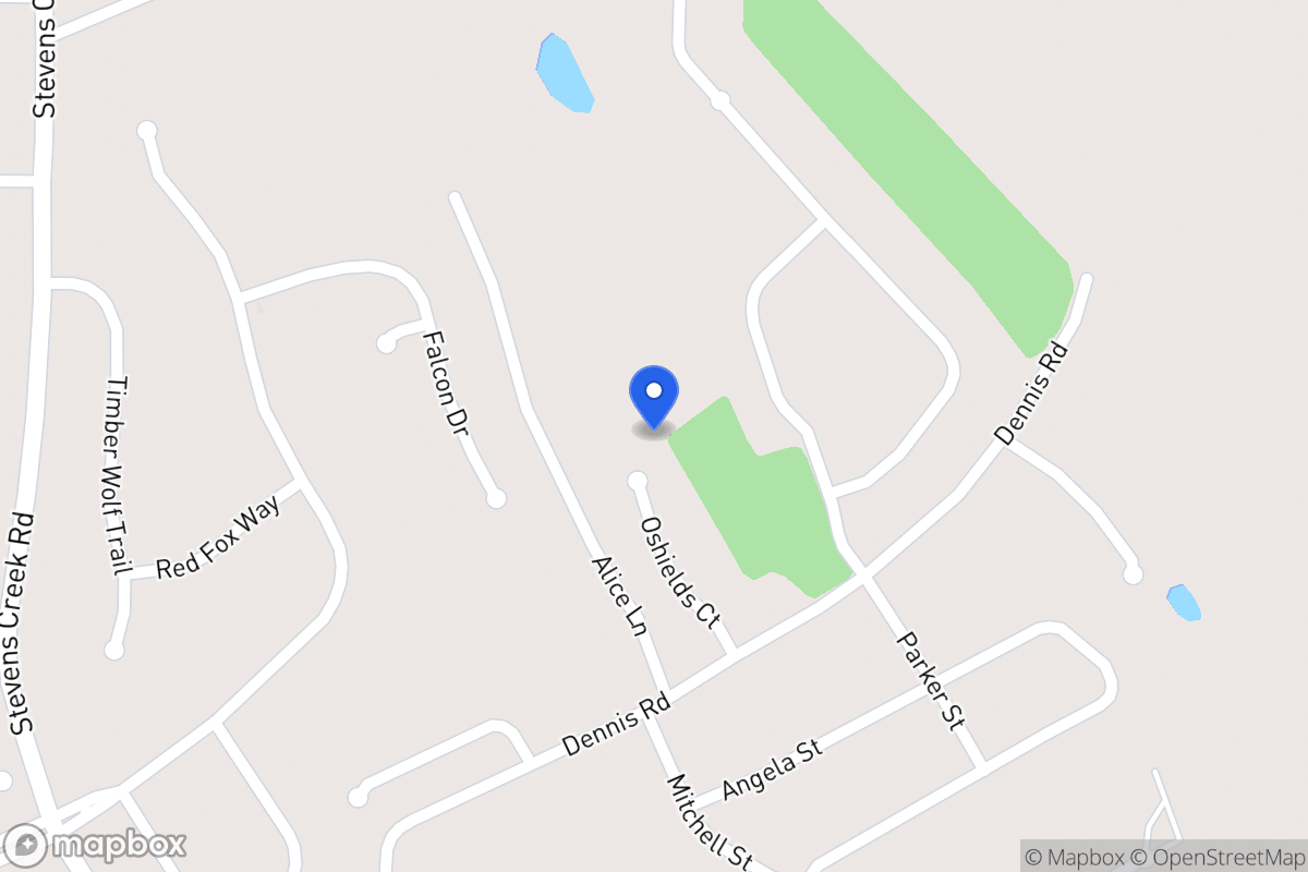 Map of 820 Oshields Ct